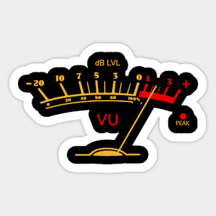 Volume VU Meter Sticker